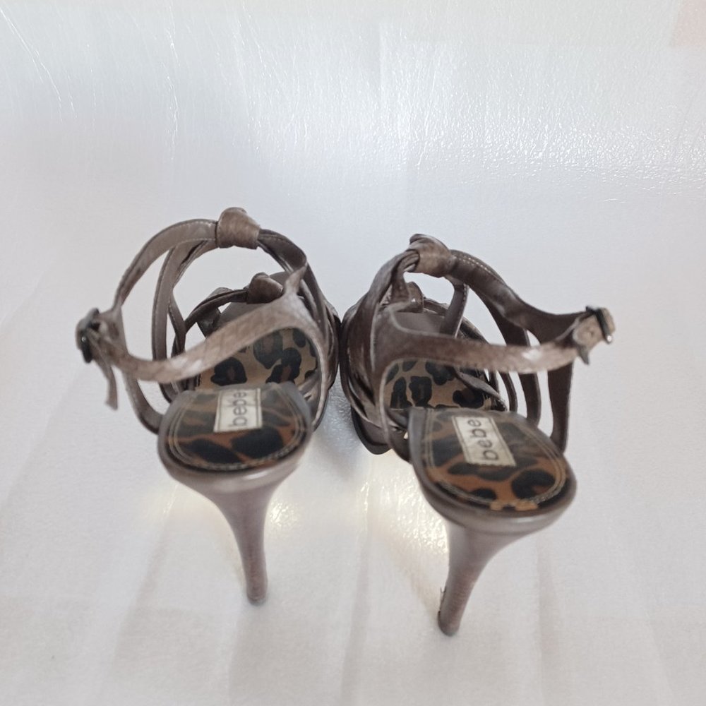 Bebe Brown High Heels 10M - Picture 14 of 15